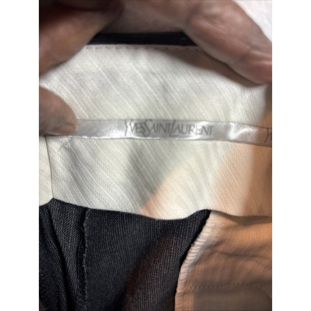 Yves Saint Laurent ‎ Trousers Gray  Horizontal  Sz 33x29 - Picture 9 of 10